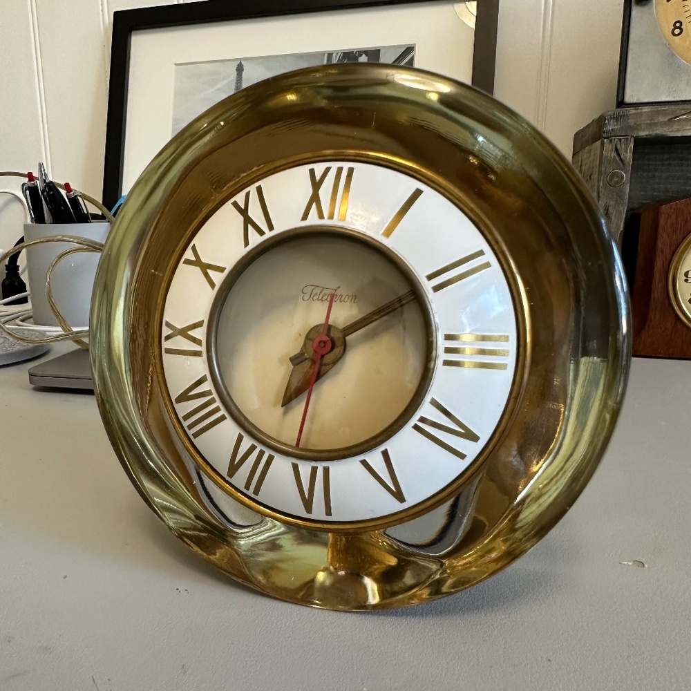 Rare Telechron 3H159 Vintage Clock **WORKS**